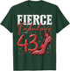 43rd Birthday Fierce Fabulous and 43 Year Old Gifts Heels T-Shirt - T-Shirt | Forest