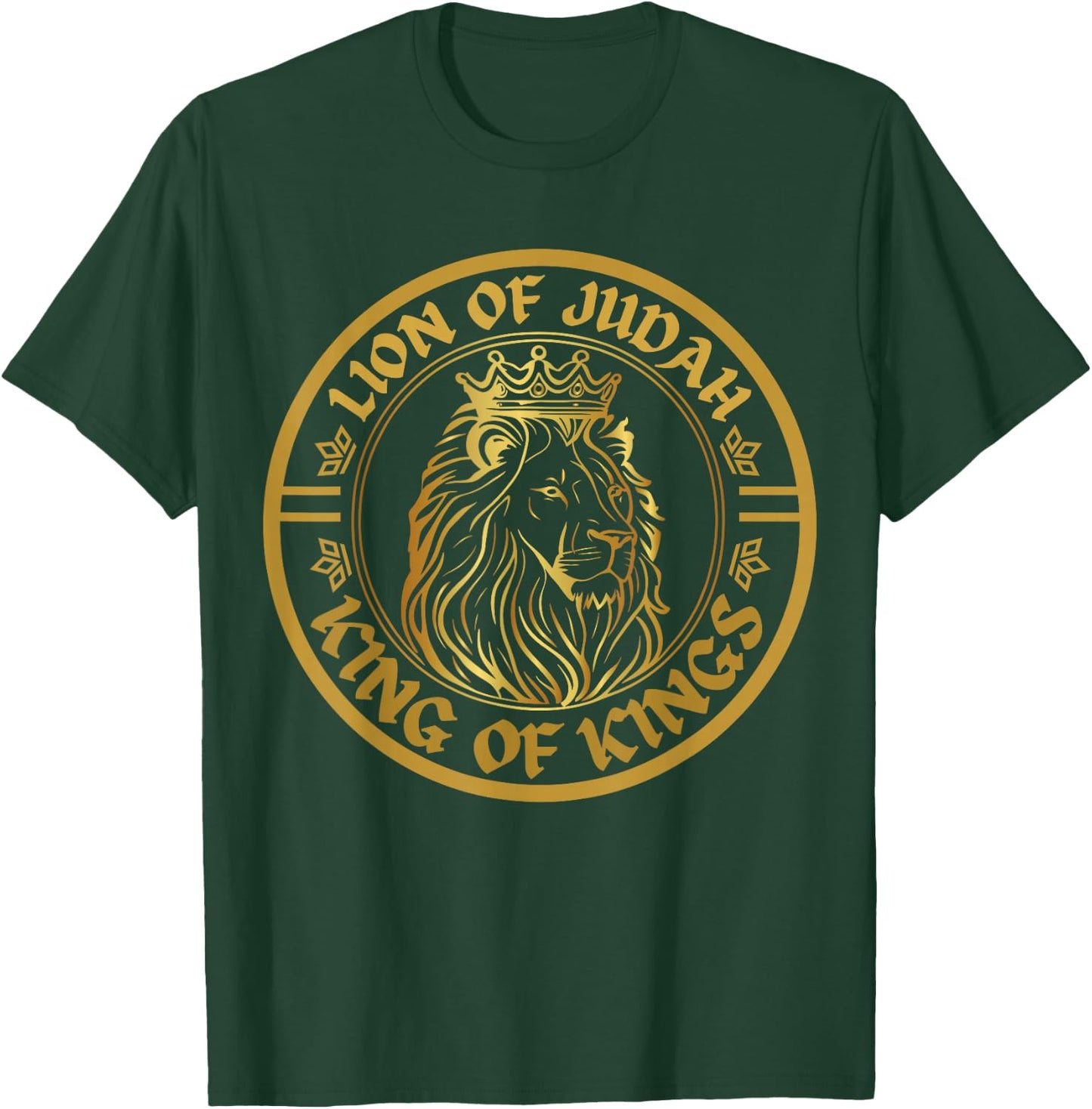 Hebrew Israelite Lion of Judah Design Rastafarian Lion T-Shirt - T-Shirt | Forest