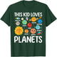 This Kid Loves Planets Solar Star System Science Kids Space T-Shirt - T-Shirt | Forest
