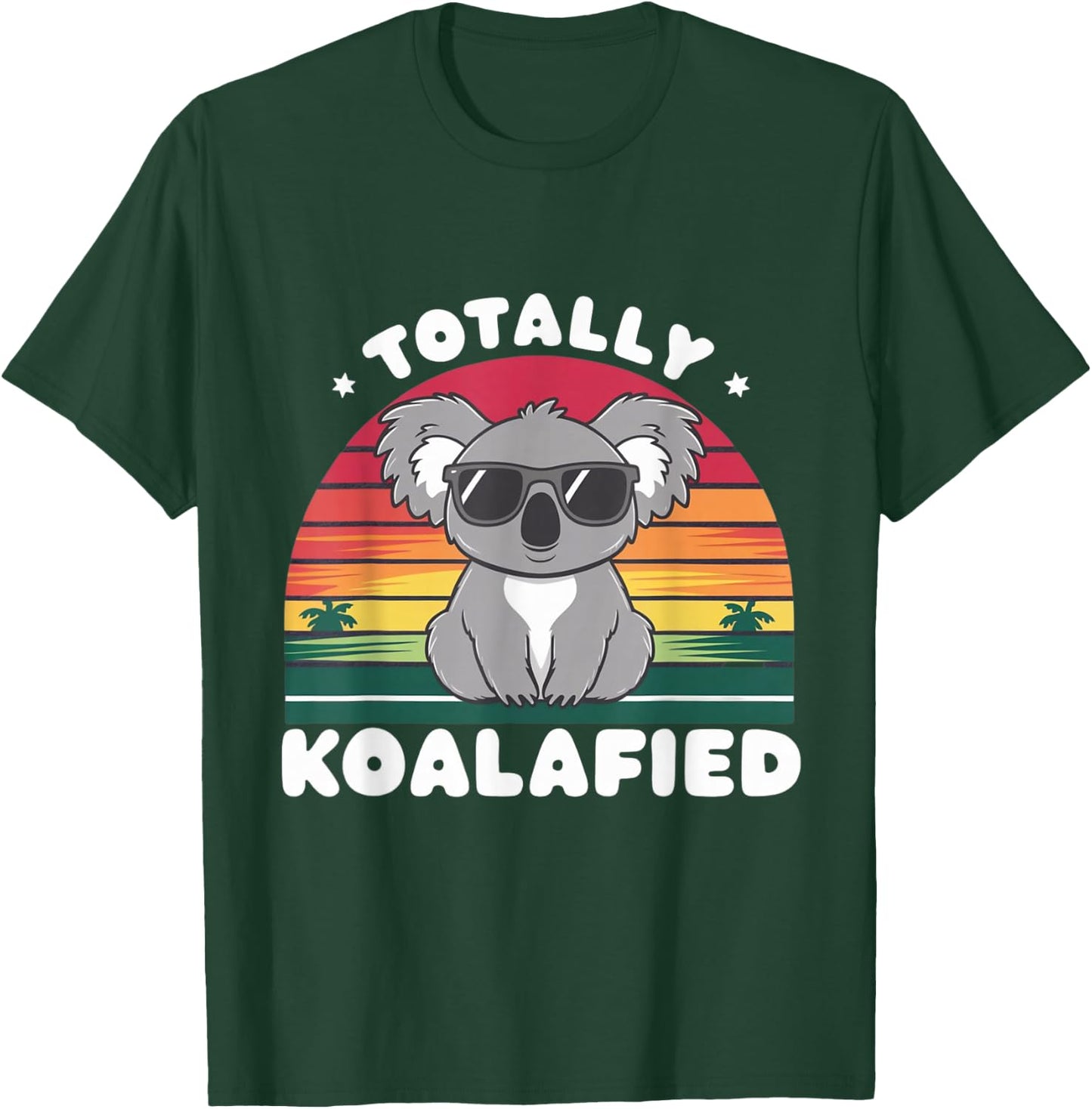 Totally Koalafied Koala Crew Cute Family Matching Design T-Shirt - T-Shirt | Forest