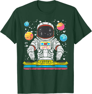 Astronaut Dj Cool Space Music Vinyl Mixer Men Women Kids T-Shirt - T-Shirt | Forest