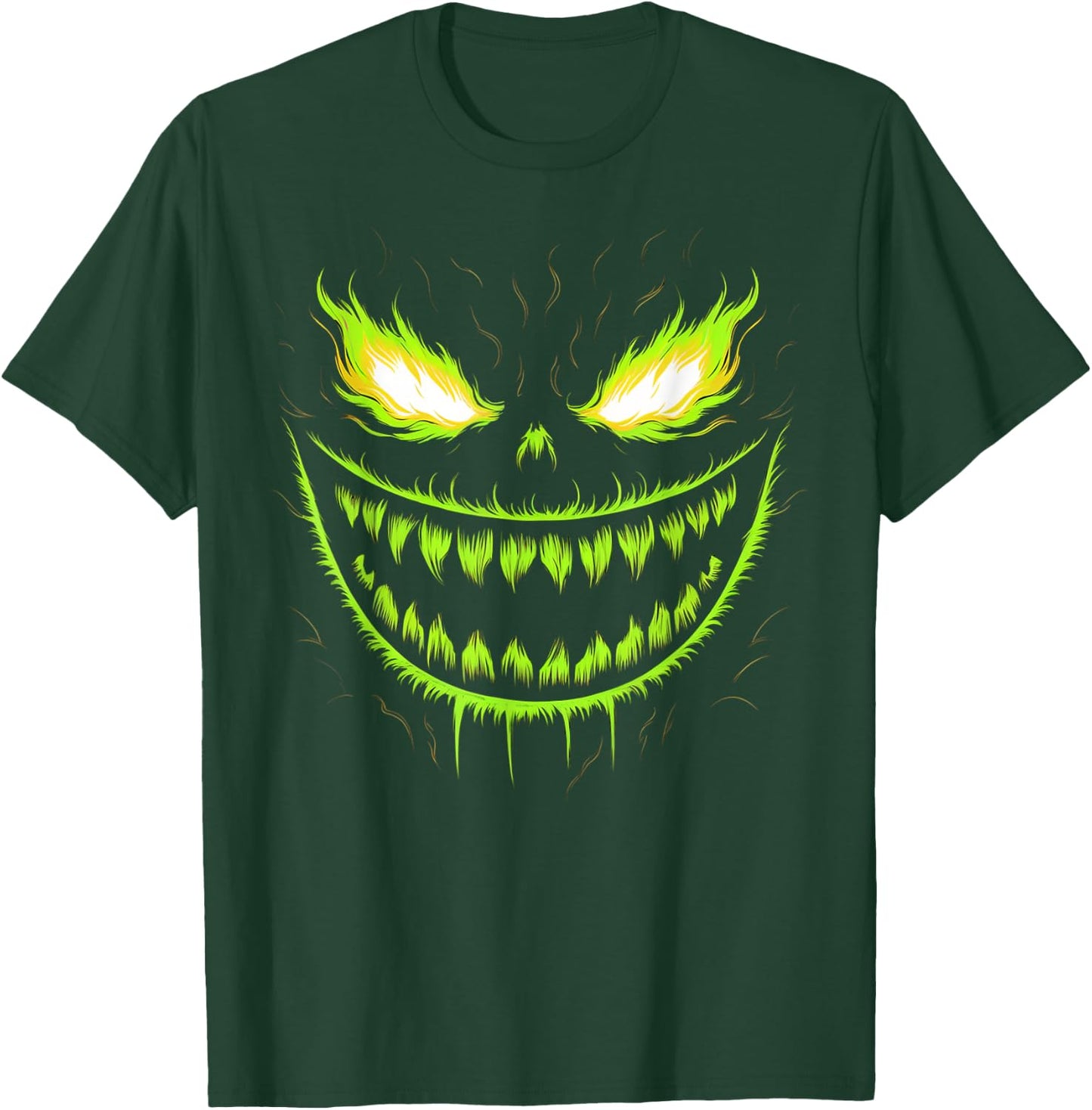 Jack o Lantern Scary Pumpkin Halloween Men Boys Kids T-Shirt - T-Shirt | Forest