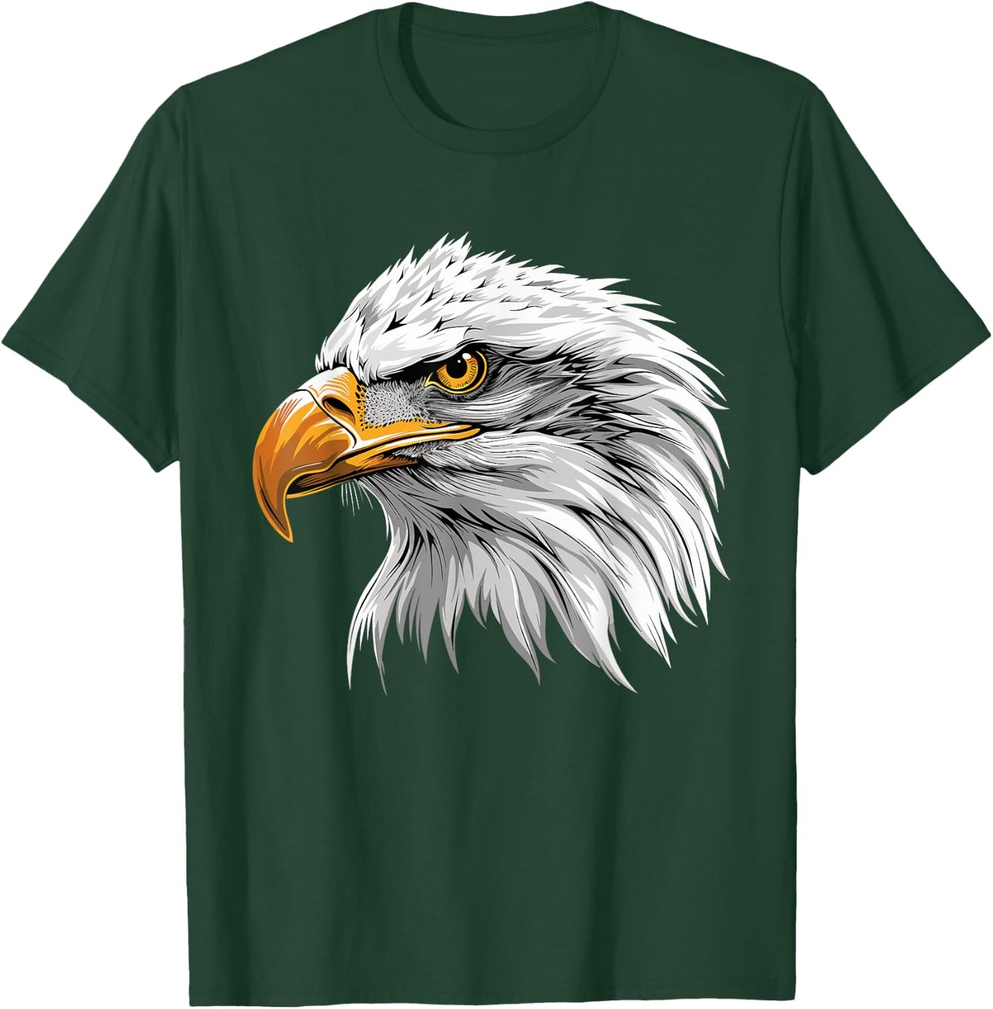 Patriotic American Bald Eagle 4th of July Kids Men T-Shirt - T-Shirt | Forest