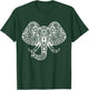 Elephant Head Mandala I Elephant Elephant Pachyderm Children T-Shirt - T-Shirt | Forest