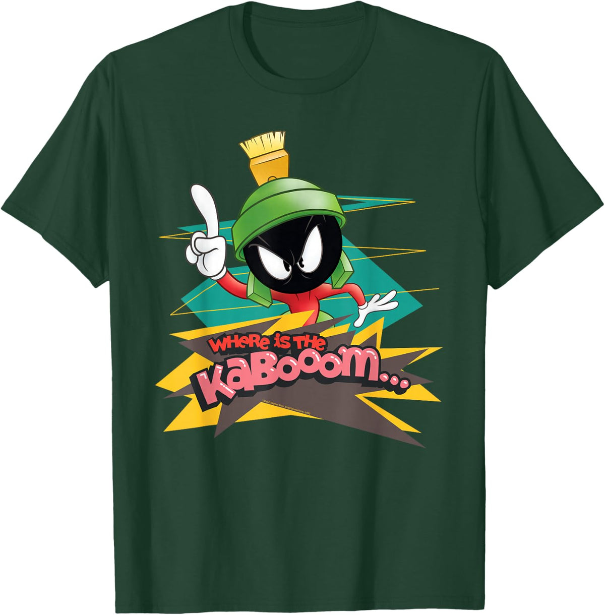 Looney Tunes Marvin The Martian Where is The Kaboom T-Shirt - T-Shirt | Forest