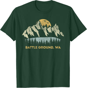 Battle Ground Washington Mountain Sunset Sunrise WA T-Shirt - T-Shirt | Forest