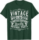 Born In 1975 Vintage Mostly Original Parts Funny Birthday T-Shirt - T-Shirt | Forest
