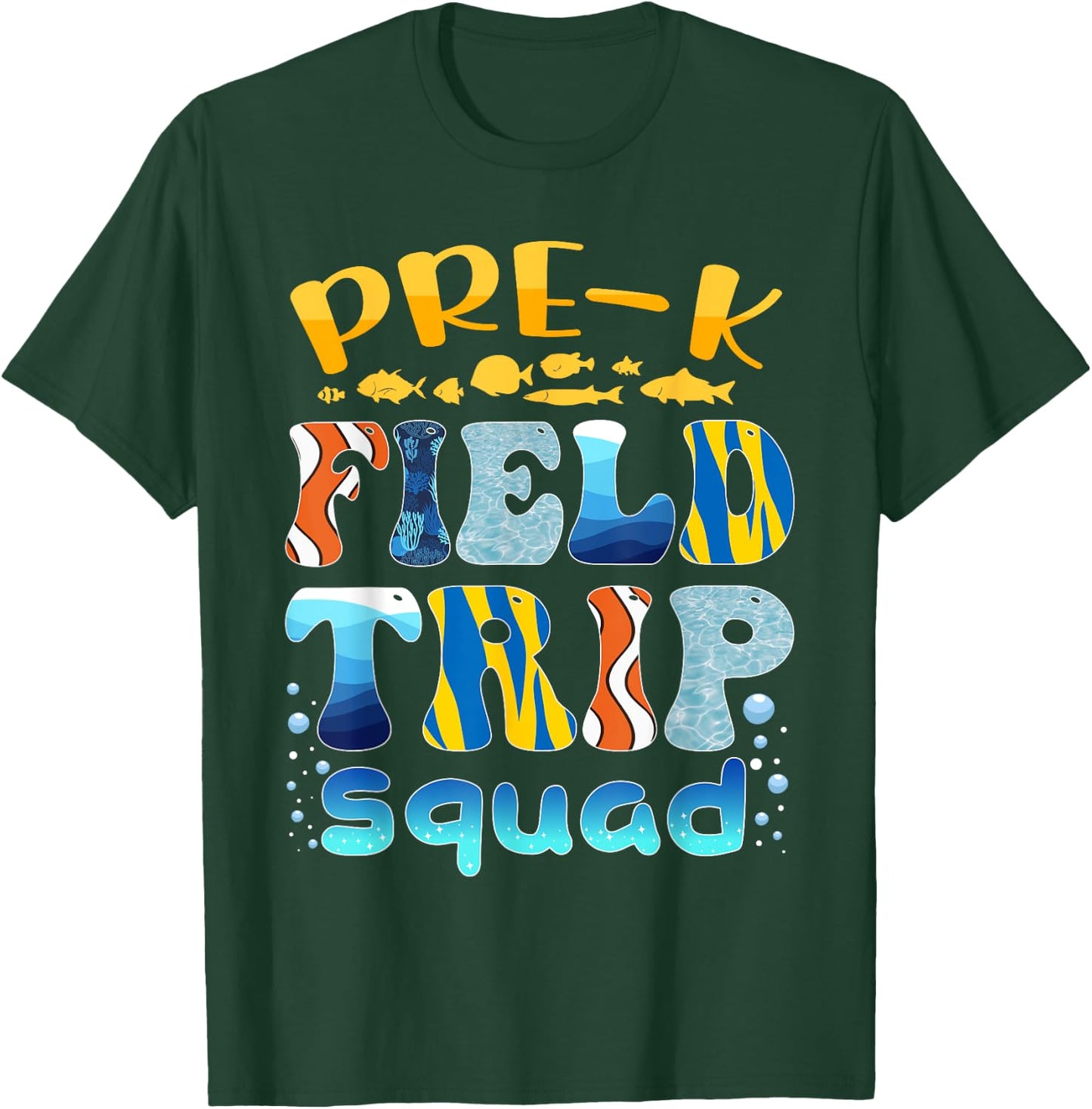 Pre-K Aquarium Field Trip Squad Pre-K Field Day T-Shirt - T-Shirt | Forest