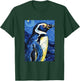 Magellanic Penguin Starry Night Painting Men Women Kids T-Shirt - T-Shirt | Forest