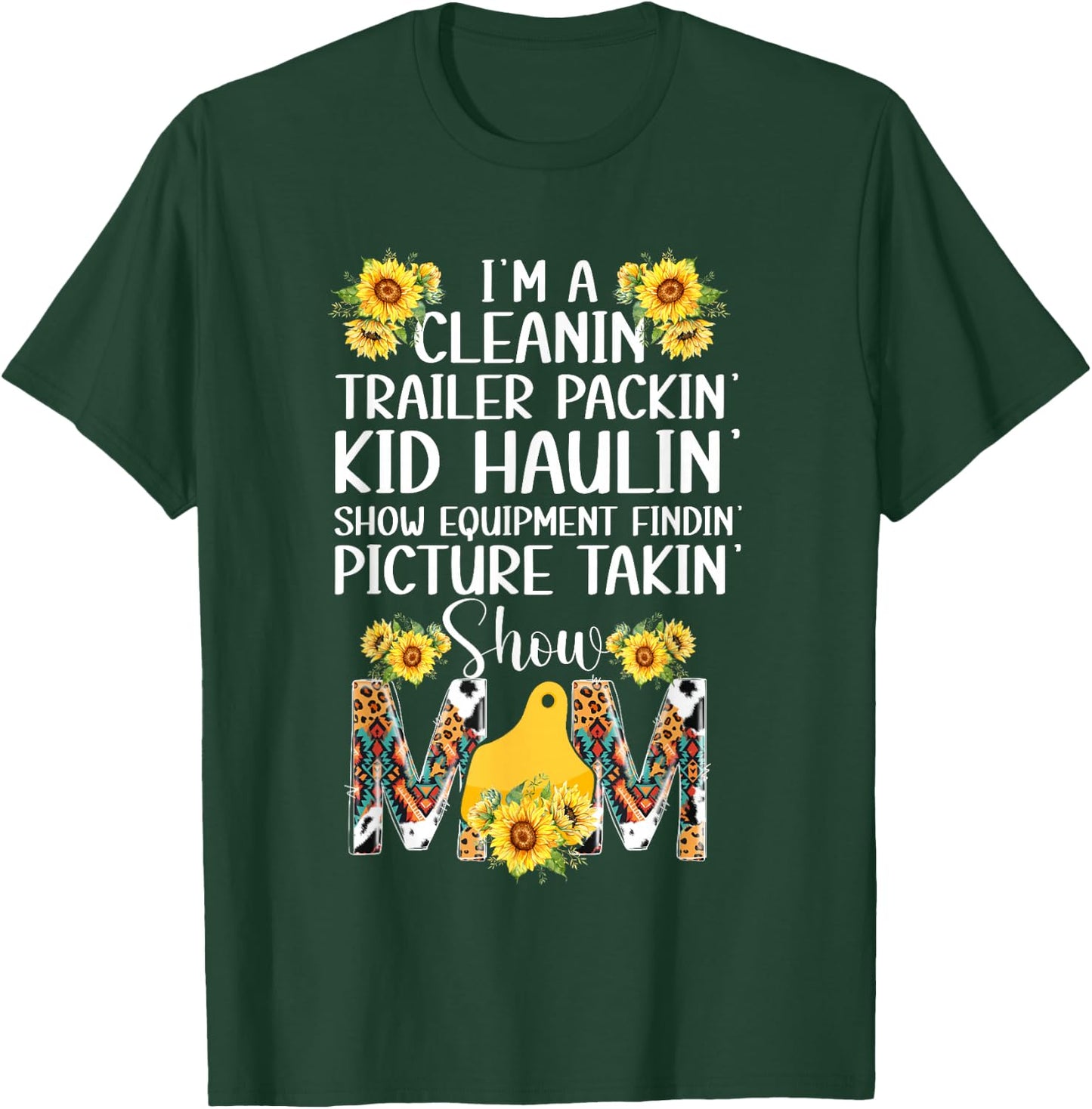 Livestock Show Mom Definition Livestock Show Mama T-Shirt - T-Shirt | Forest
