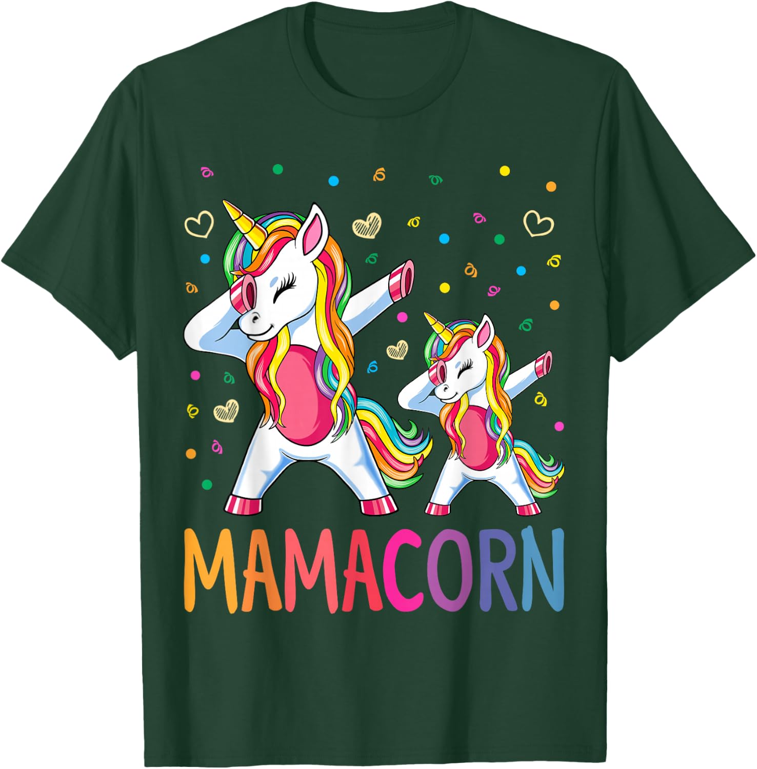 Funny Mamacorn Unicorn Costume Mom Mother's Day T-Shirt - T-Shirt | Forest