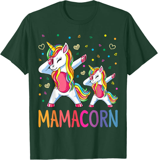 Funny Mamacorn Unicorn Costume Mom Mother's Day T-Shirt - T-Shirt | Forest