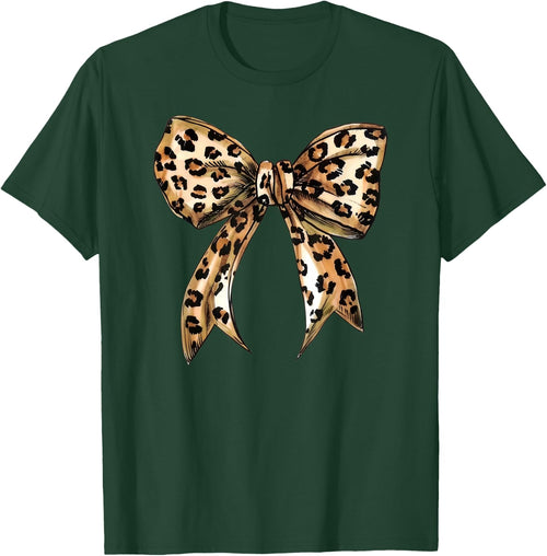 Coquette Leopard Print Bow Cute Trendy Girly Girl Bow