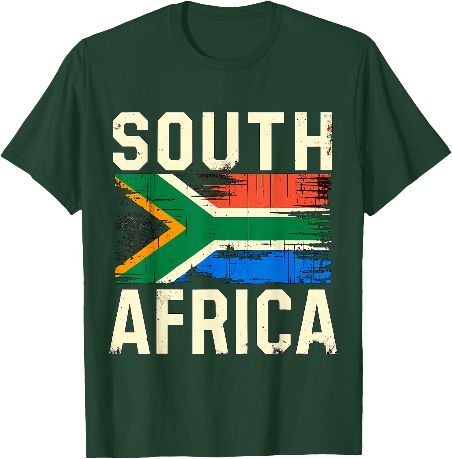 South Africa Flag African T-Shirt - T-Shirt | Forest