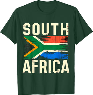 South Africa Flag African T-Shirt - T-Shirt | Forest