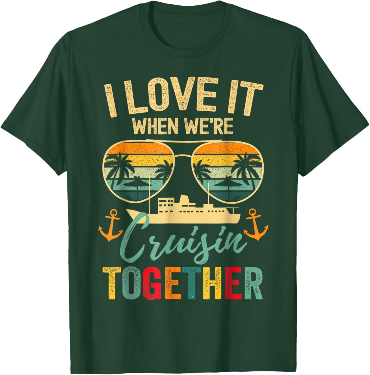 Cruise Squad 2025 Outfits Friends Family Couples Matching T-Shirt - T-Shirt | Forest