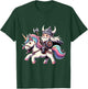Viking Riding A Unicorn Boys Girls Men Women Kids Adults T-Shirt - T-Shirt | Forest