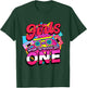 1st Birthday 90’s Cassette Birthday Girls Just Wanna Be One T-Shirt - T-Shirt | Forest