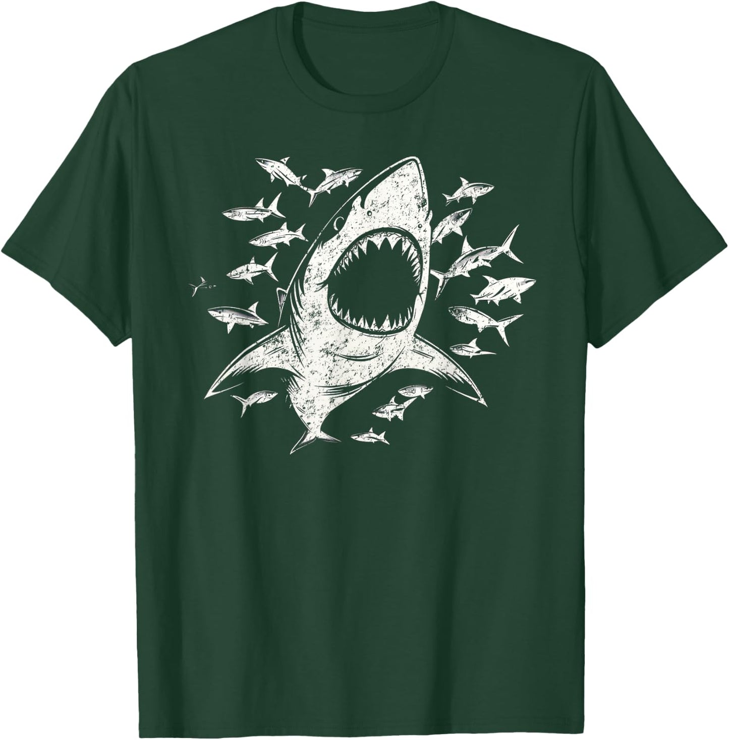 White Shark Lover Marine Biology Animal Science T-Shirt - T-Shirt | Forest