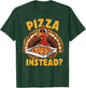 Funny Thanksgiving Turkey For Kids Boys Girls Pizza Instead T-Shirt - T-Shirt | Forest