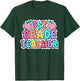 First Day of First Grade Back To School Groovy Dalmatian Dot T-Shirt - T-Shirt | Forest