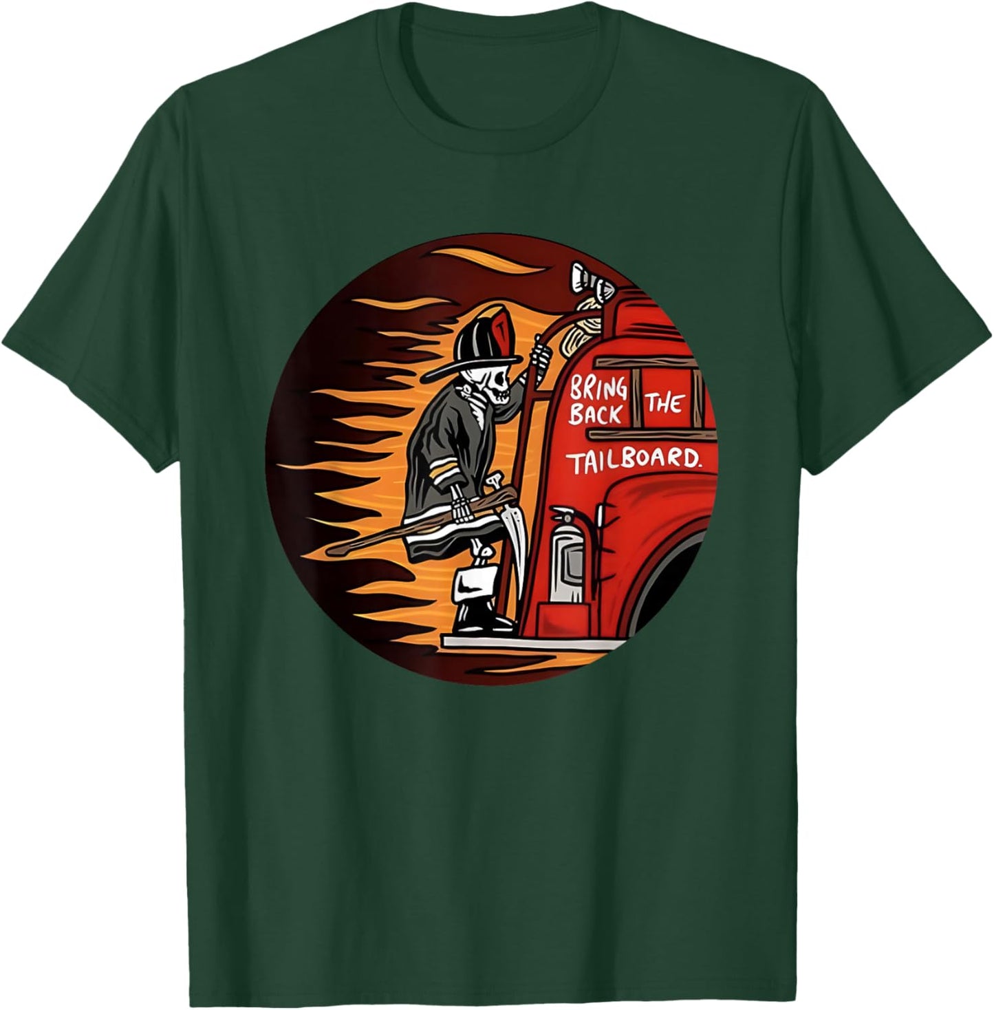 Skeleton Bring Back The Tailboard T-Shirt - T-Shirt | Forest
