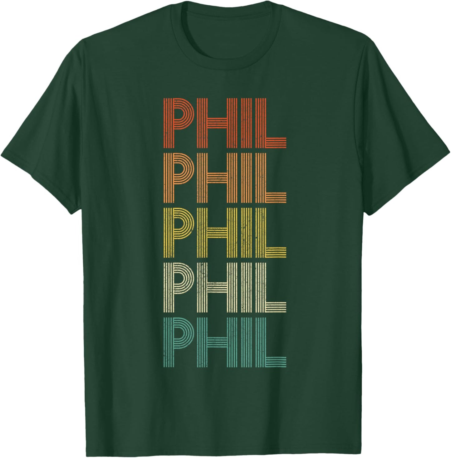 Phil Vintage Retro T-Shirt - T-Shirt | Forest