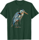 Great Blue Heron Stained Glass T-Shirt - T-Shirt | Forest