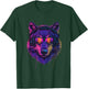 DJ Wolf EDM Beatmaker Music Headphones Techno House T-Shirt - T-Shirt | Forest
