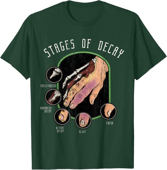 Stages of Decomposition Hand - Coroner Forensic Science T-Shirt - T-Shirt | Forest