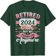 Retired 2024 Not My Problem Anymore Retirement Gifts Women T-Shirt - T-Shirt | Forest