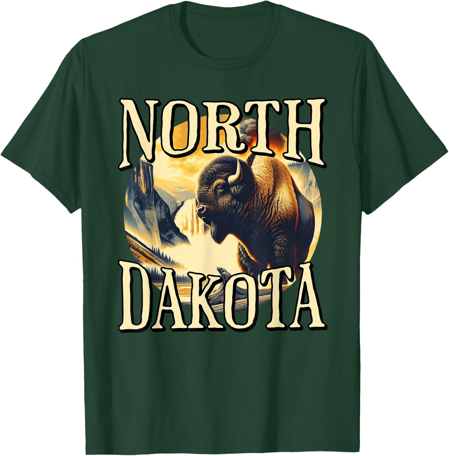 North Dakota T-Shirt - T-Shirt | Forest