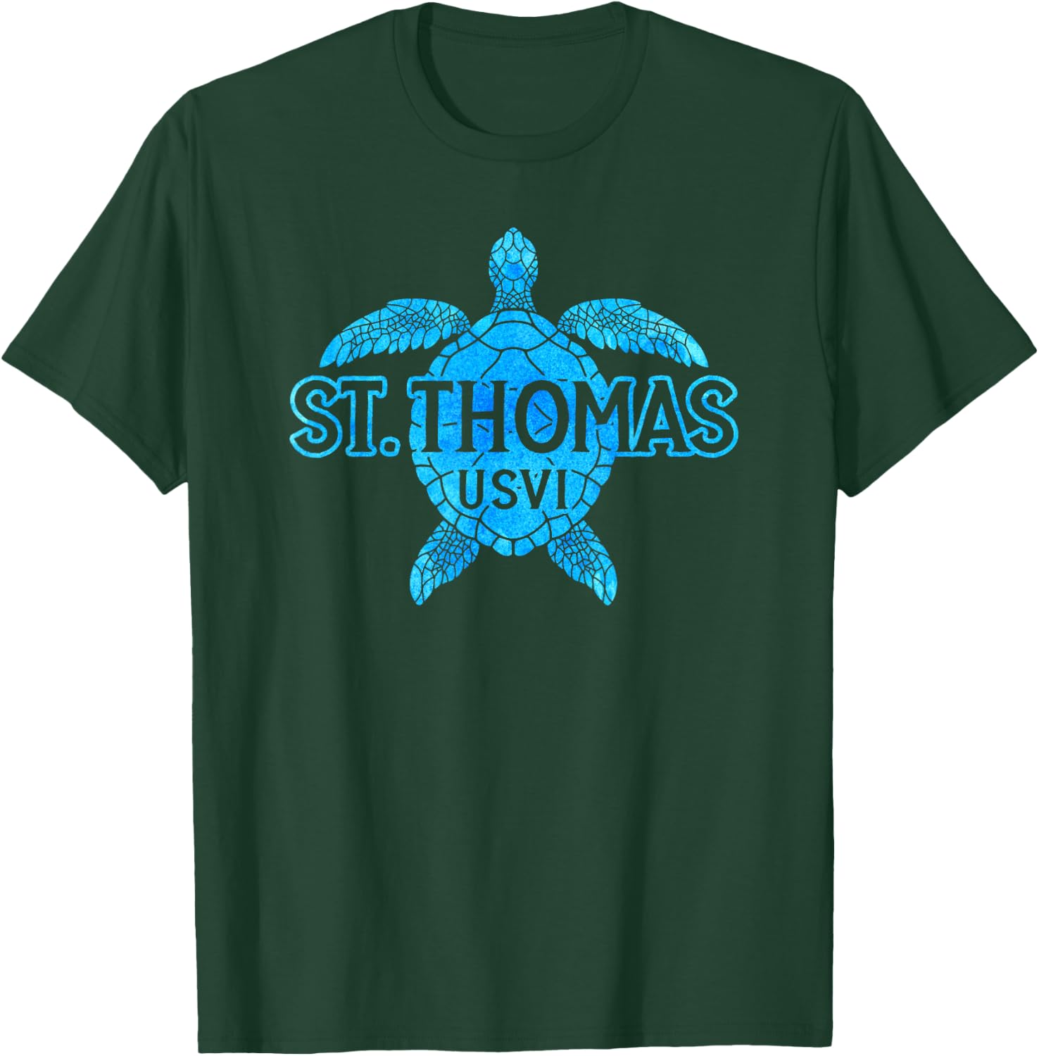 St Thomas Sea Turtles Vacation Souvenir Boys Girls T-Shirt - T-Shirt | Forest
