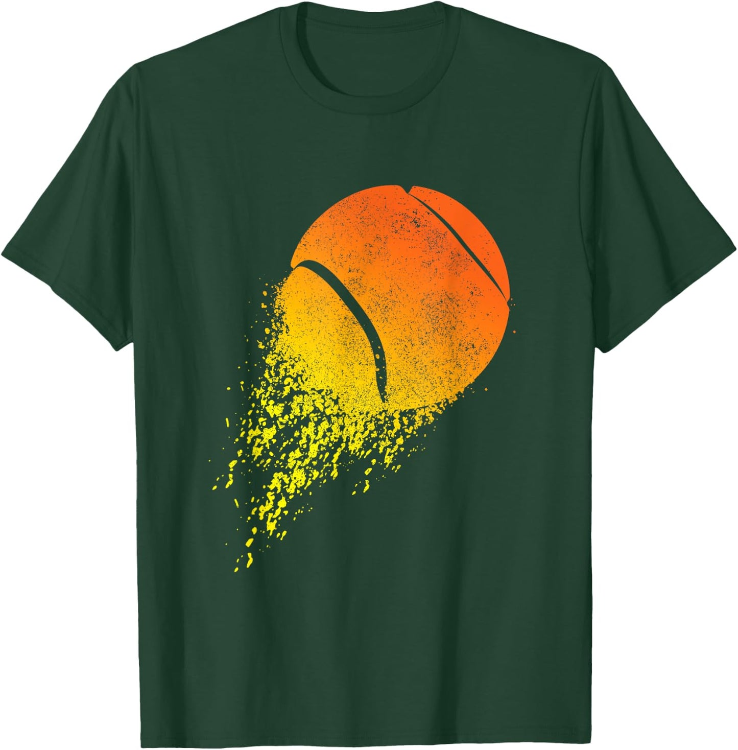 Tennis Player Sport Vintage Men Women Tennis T-Shirt - T-Shirt | Forest