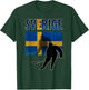 Sweden Ice Hockey T Shirt Swedish Flag T-Shirt - T-Shirt | Forest