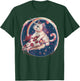Funny Uni-Cat Flying A Pizza Unicorn Kitten Space Cats Lover Men Women Kids T-Shirt - T-Shirt | Forest