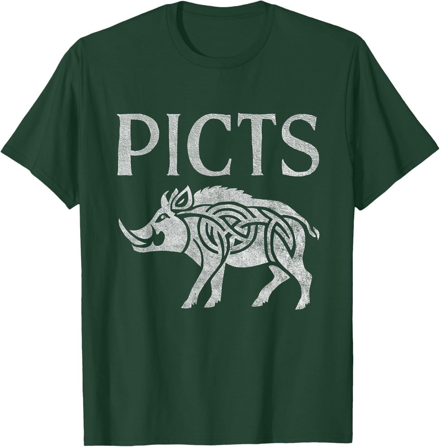 Picts Symbol Ancient and Medical Scotland History T-Shirt - T-Shirt | Forest