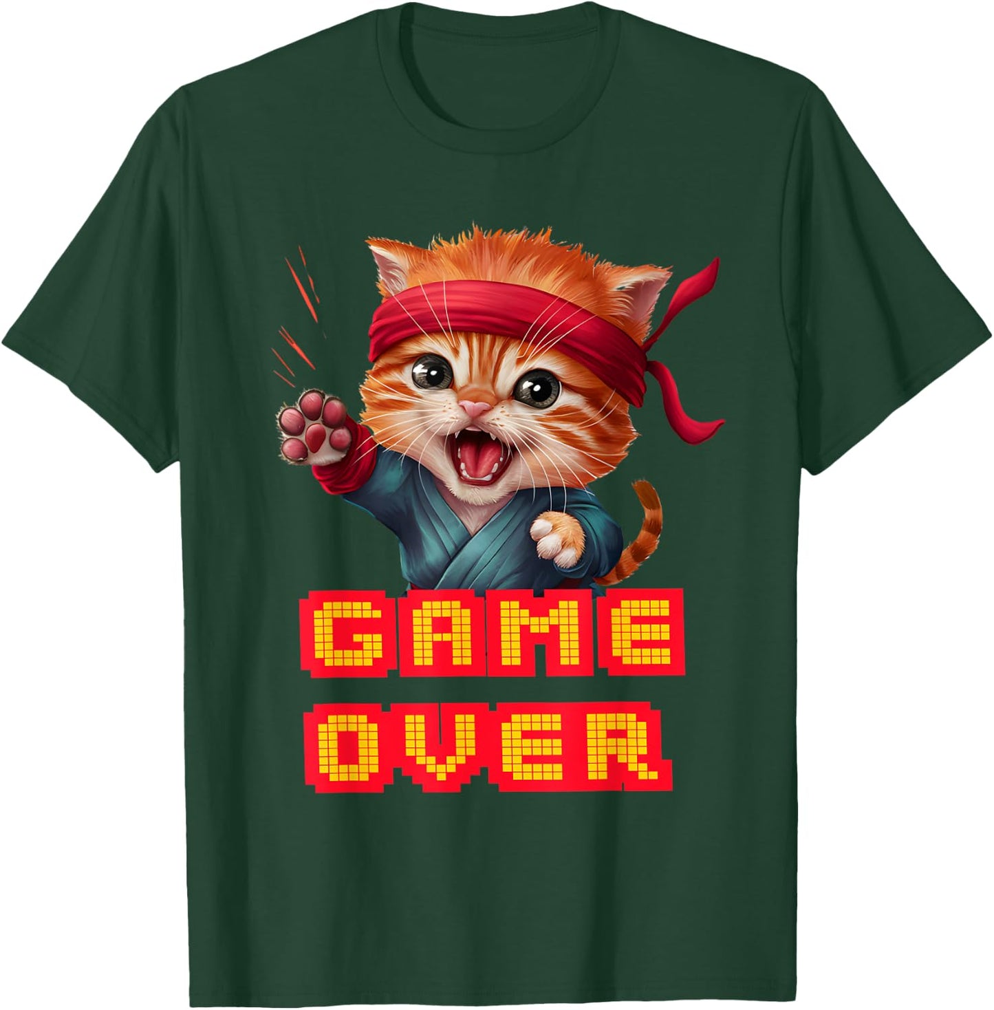 Be A Roaring Kitty Game The Stop Orange Bandana Meme T-Shirt - T-Shirt | Forest