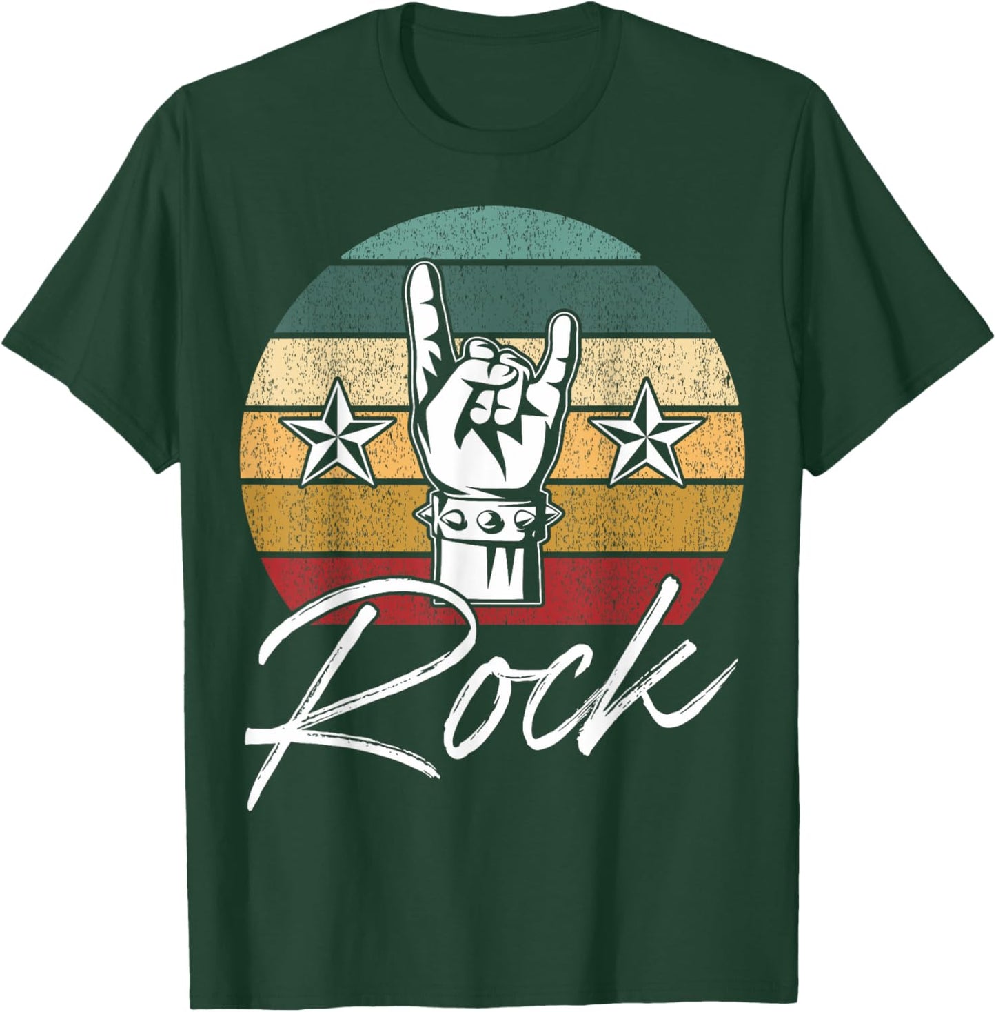 Rock Musicians Rock Music Fans Classic Rock Music Lovers T-Shirt - T-Shirt | Forest
