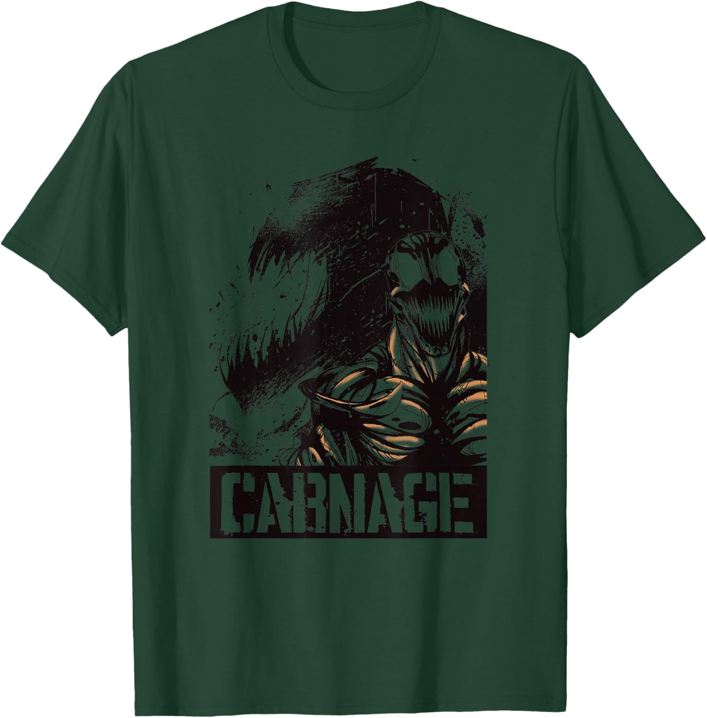 Marvel Carnage Shadow Comic Silhouette Poster T-Shirt - T-Shirt | Forest