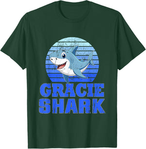 Gracie Shark Family Reunion Squad T-Shirt - T-Shirt | Forest