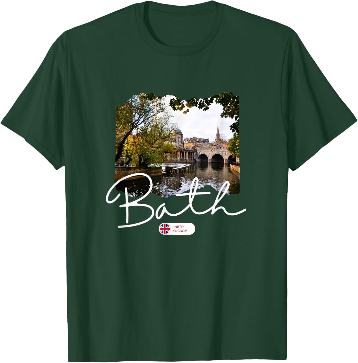 Bath Somerset Bath England T-Shirt - T-Shirt | Forest