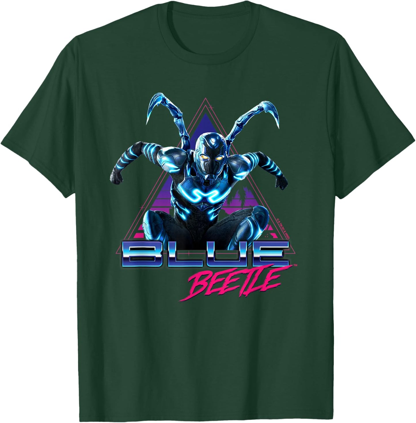 Blue Beetle Movie Leaping Triangle T-Shirt - T-Shirt | Forest