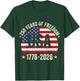 Vintage 250 Years of Freedom US Flag 250th Anniversary USA T-Shirt - T-Shirt | Forest