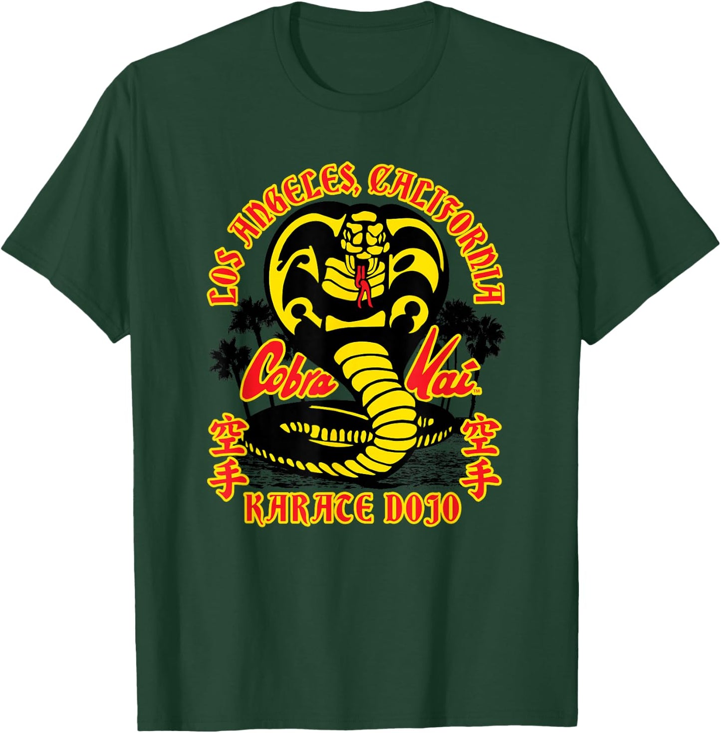 Cobra Kai Karate Dojo Los Angeles Cobra Logo TV Show T-Shirt - T-Shirt | Forest