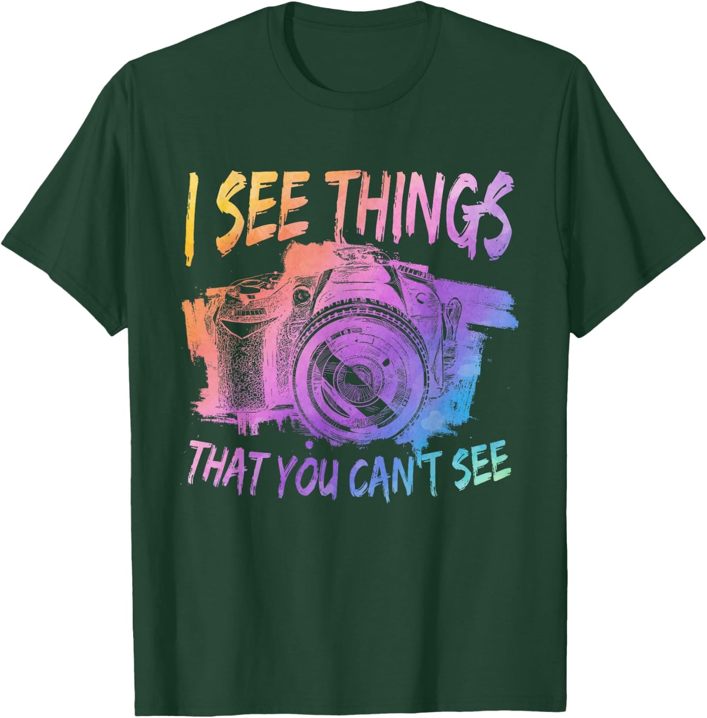 Funny Photography Photographer Camera Focus T-Shirt - T-Shirt | Forest