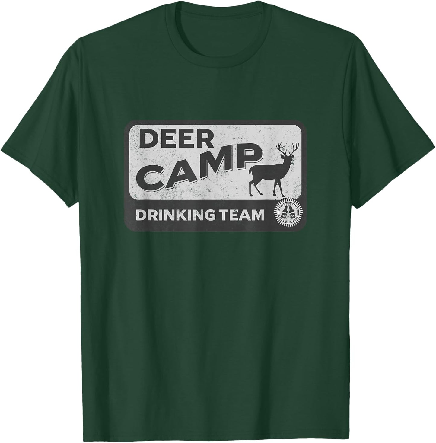 Deer Camp Drinking Team - Funny Hunting T-Shirt - T-Shirt | Forest
