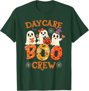 Daycare Boo Crew Funny Halloween Spooky Costume for Teacher T-Shirt - T-Shirt | Forest