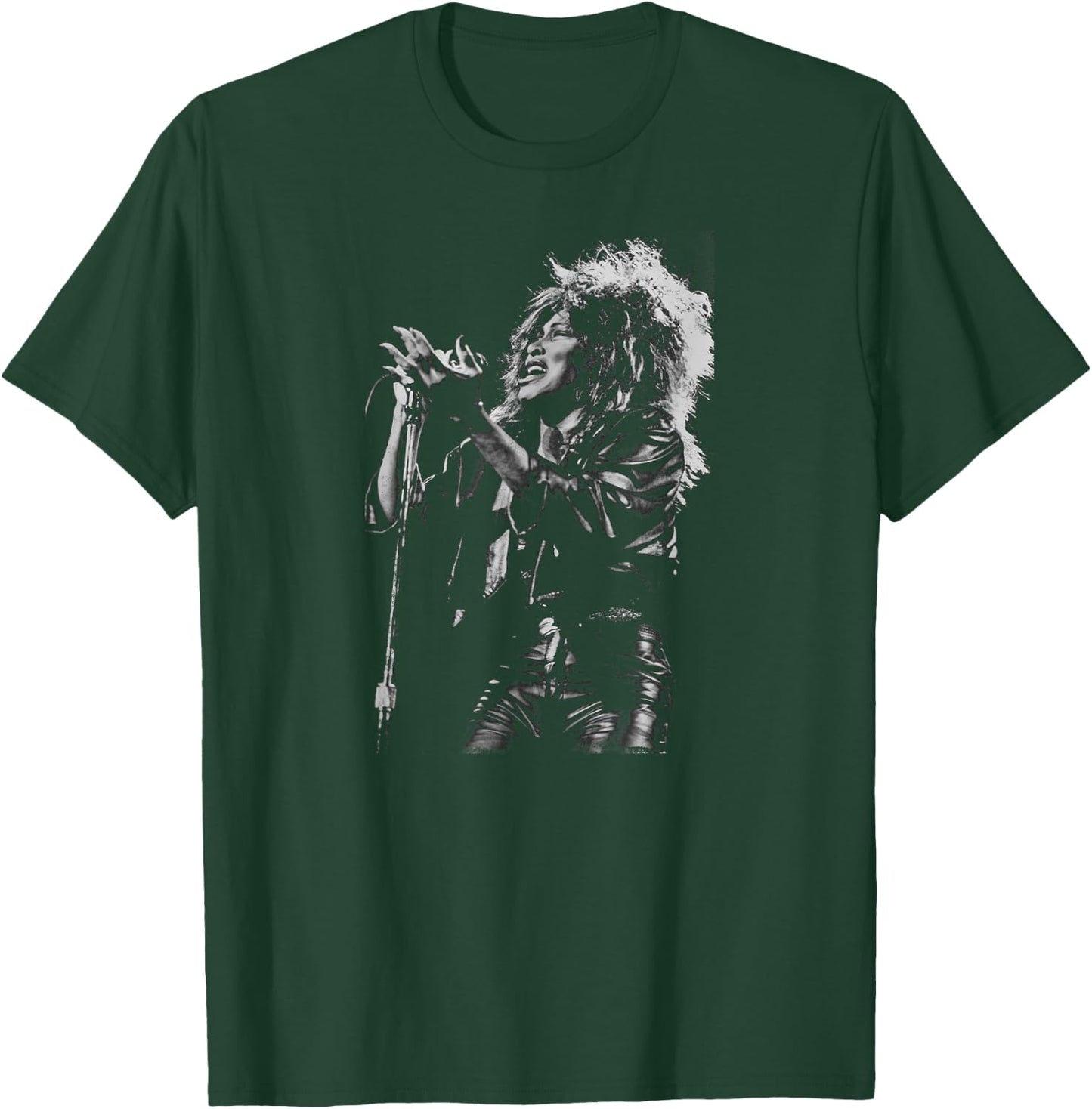 Tina Turner Performing Live by Stephen Wright T-Shirt - T-Shirt | Forest