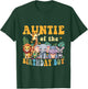 Auntie of the Birthday Boy Kid Safari Jungle Animal Matching T-Shirt - T-Shirt | Forest